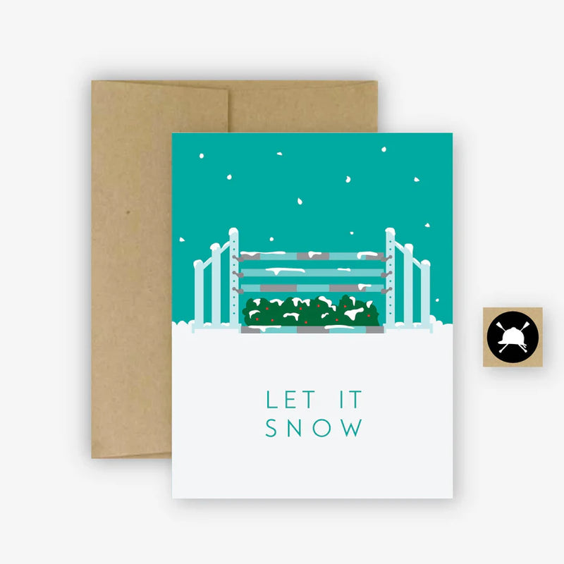 Hunt Seat Paper Company Let It Snow Card