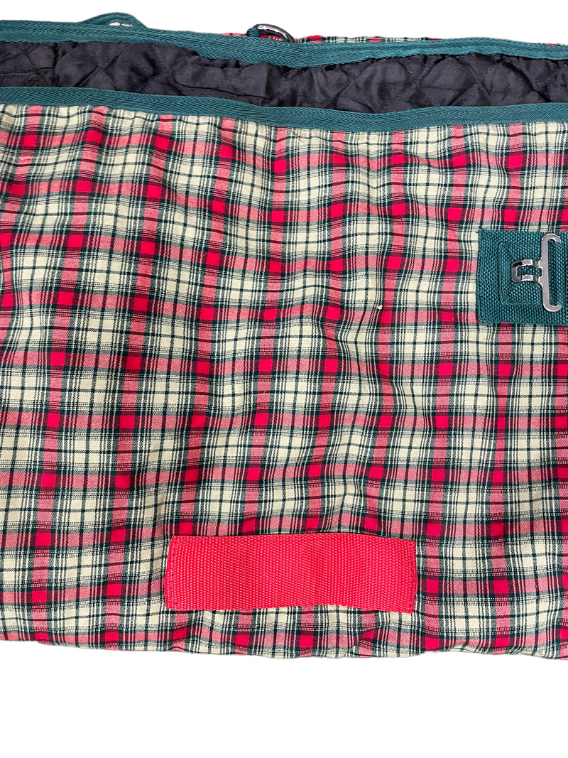 Urban Outdoors Midweight Blanket - Red/Tan/Green 76-78" - USED