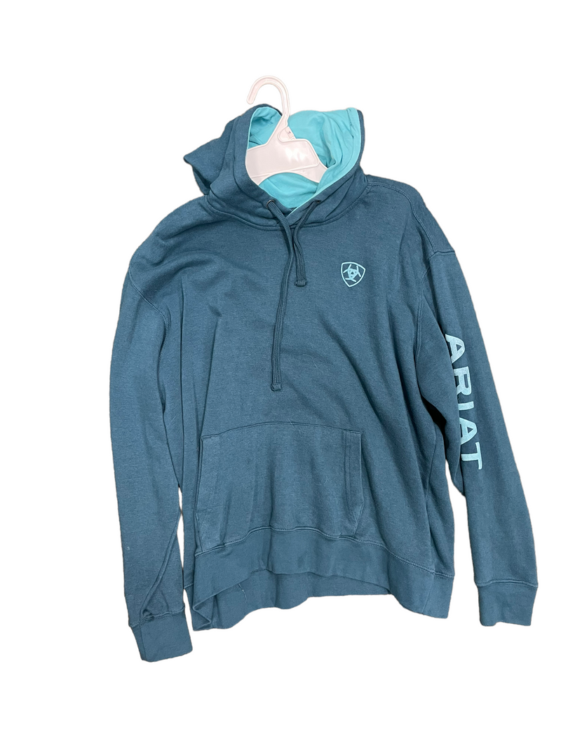 Ariat Hoodie - Teal - L - USED