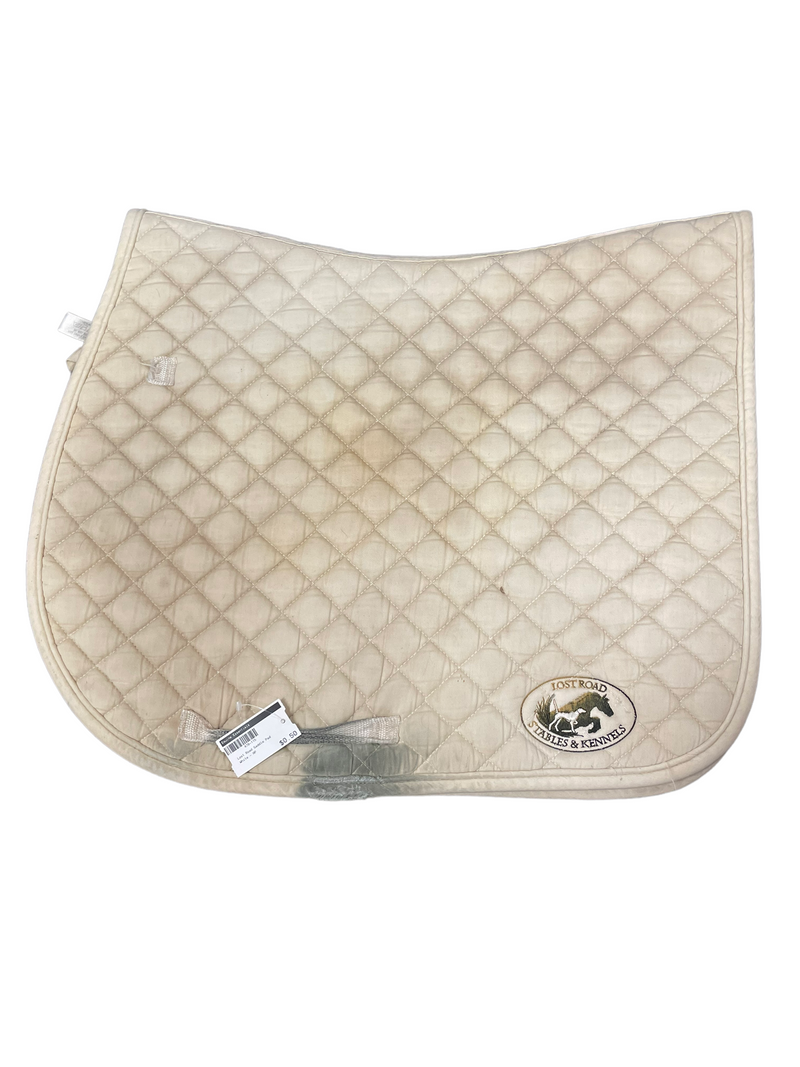 Lost Road AP Saddle Pad - White F/S - USED