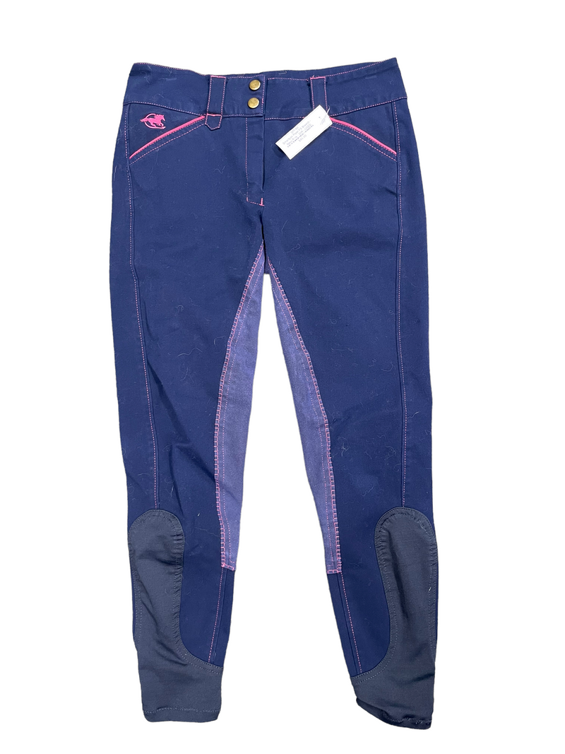 Smartpak Piper FS Breech - Navy/Pink - 26R - USED