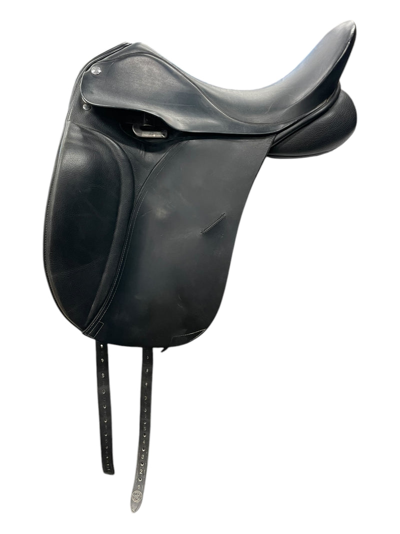 Patrick Saddlery Platinum DR Saddle - Black - 18"/Med Tree - USED