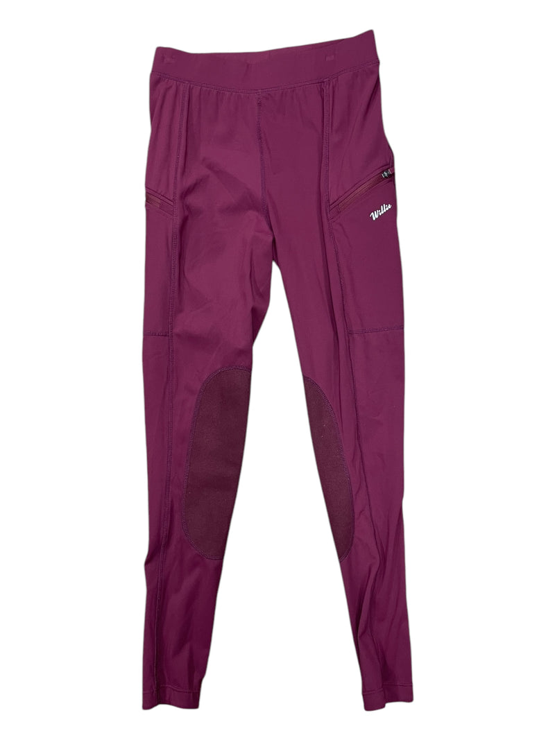 Willit KP Tight - Maroon - Youth L - USED