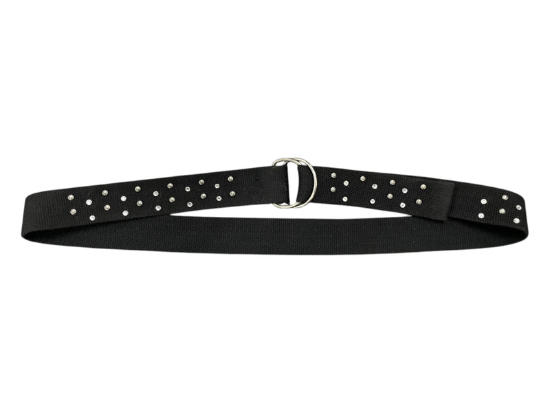 Unbranded Bling Belt - Black/Silver - Size 16 - USED