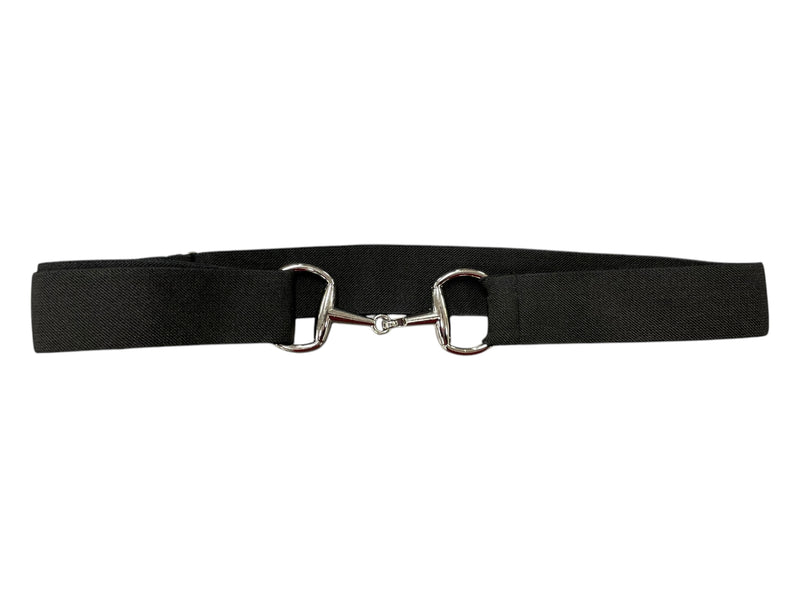 Anademi Elastic Bit Belt - Black/Silver - One Size - USED