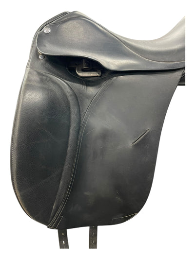 Patrick Saddlery Platinum DR Saddle - Black - 18"/Med Tree - USED