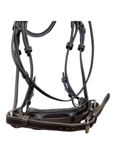 PS Of Sweden Flying Change Bridle - Brown - 3 (H/S) - USED