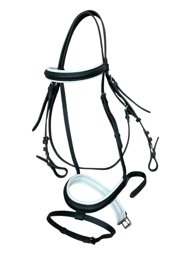 Unbranded Bridle W/ Flash - Black/White - F/S - USED