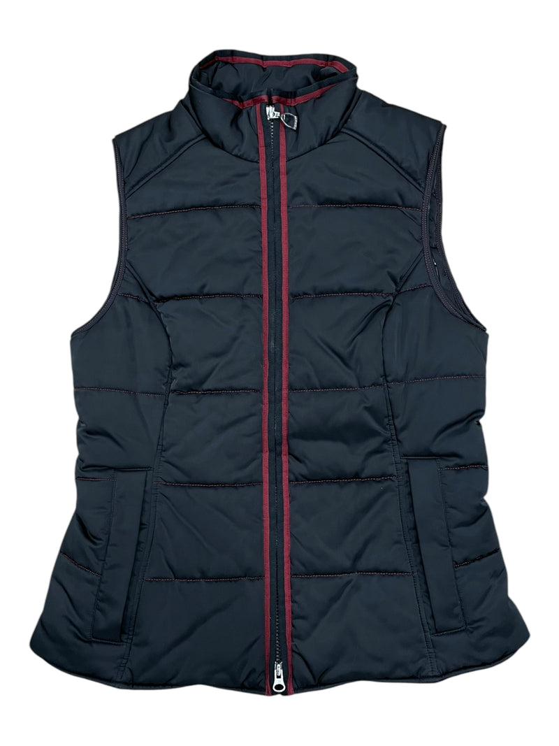 Ariat Puffer Vest - Black/Red - M - USED