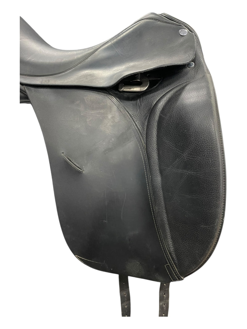 Patrick Saddlery Platinum DR Saddle - Black - 18"/Med Tree - USED