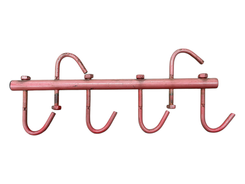 4-Hook Stall Hooks - Red - 16.5" - USED