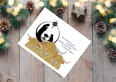 Equeseantial Designs - Cow Holiday Cards