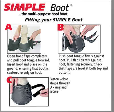 Simple Slim Sole Horse Boots