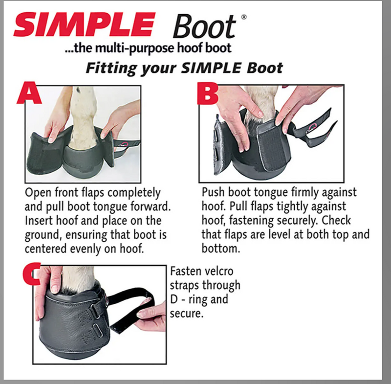 Simple Slim Sole Horse Boots