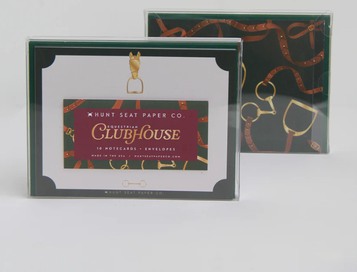 Hunt Seat Paper Co. Equestrian Clubhouse Notecards