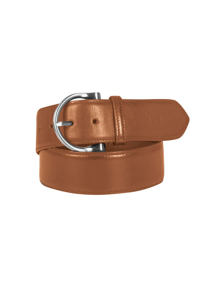 Simple D Equestrian Leather Belt