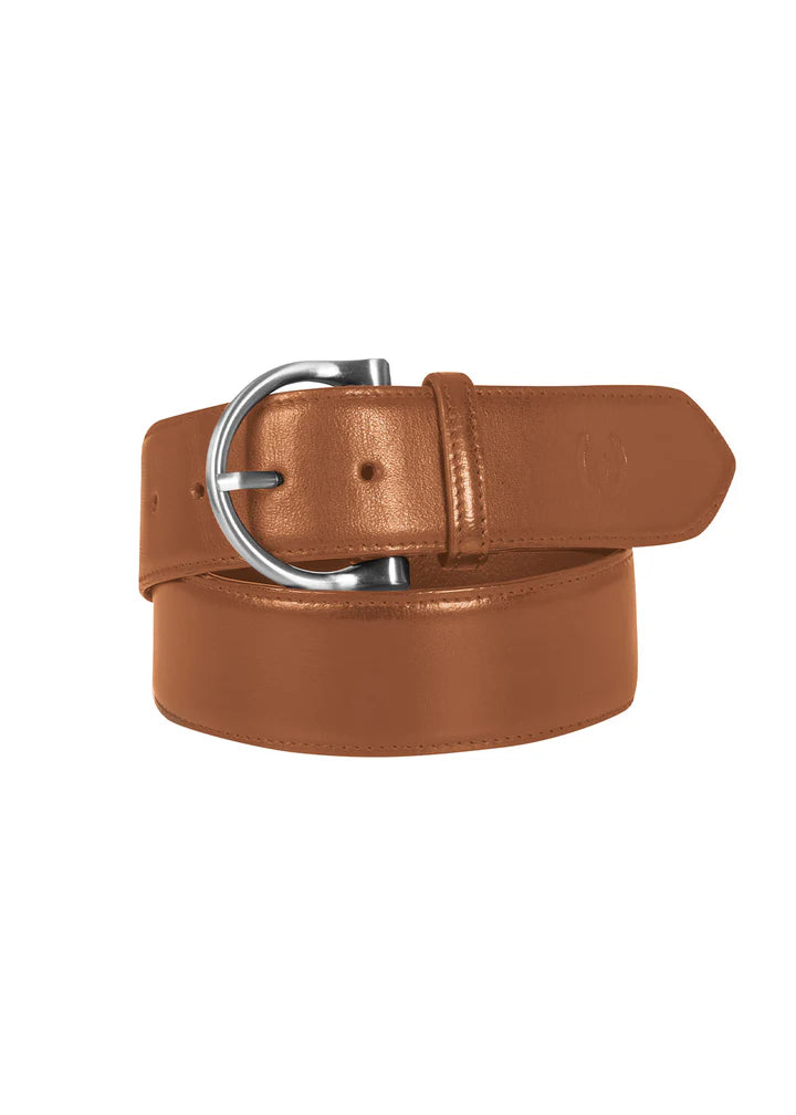 Simple D Equestrian Leather Belt