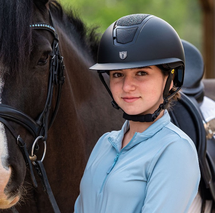 Tipperary Devon Sparkle Wide Brim Helmet