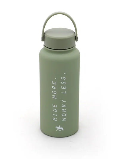 Spiced Equestrian Ride More Worry Less Water Bottle