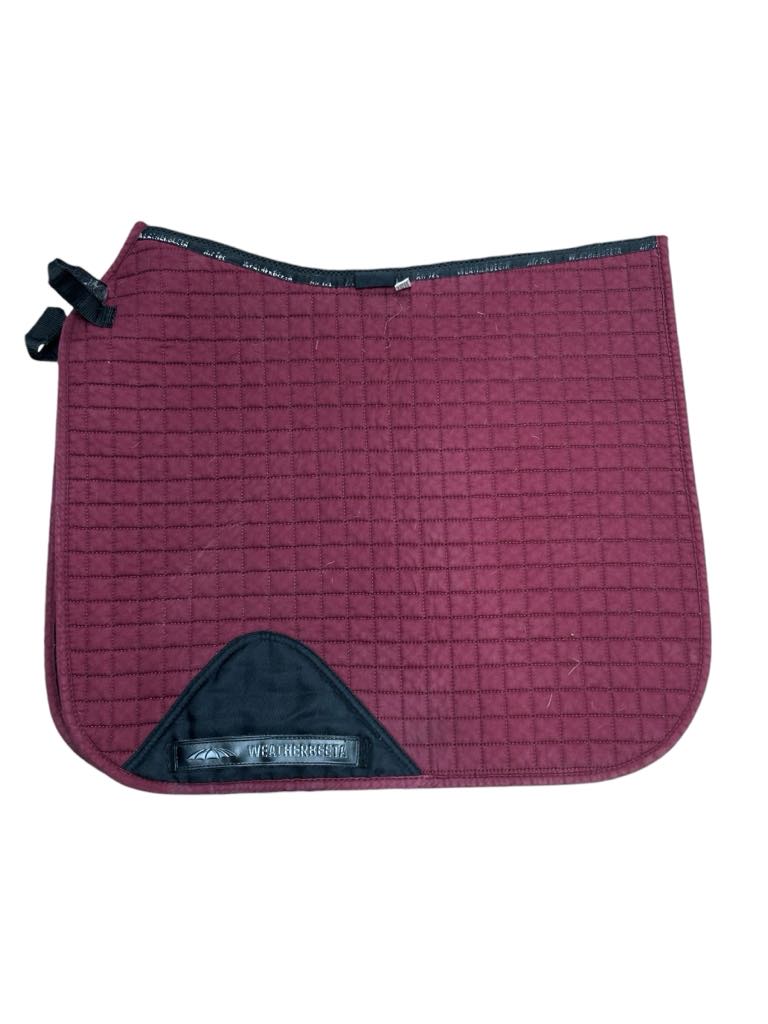 Weatherbeeta Dressage Pad - Burgundy - USED