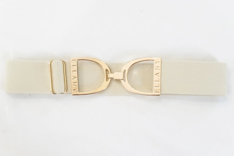 Buttercream - 1.5" Gold Stirrup Elastic Belt