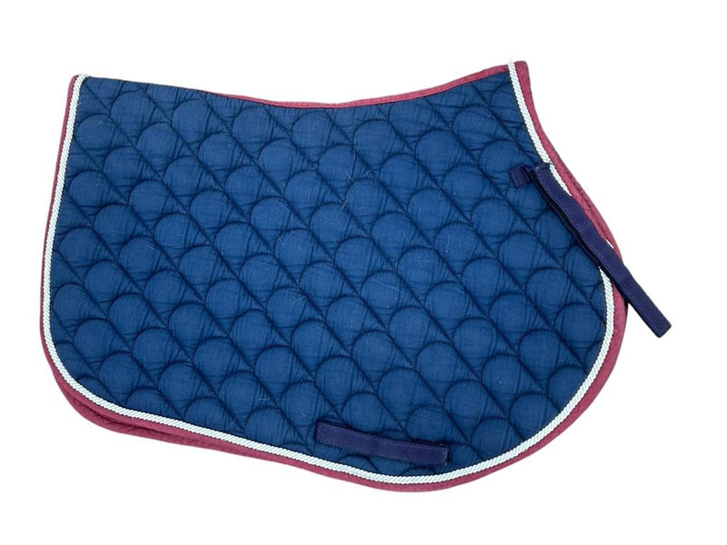 All Purpose Saddle Pad - Navy/Red/White - USED