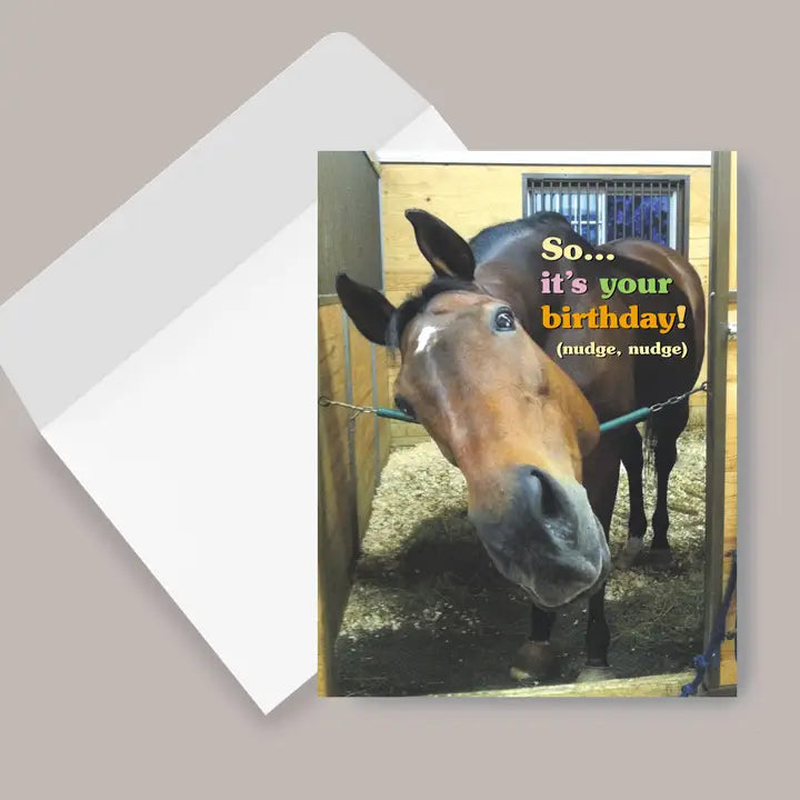 Horse Hollow Press Birthday Card - Treat Muggin