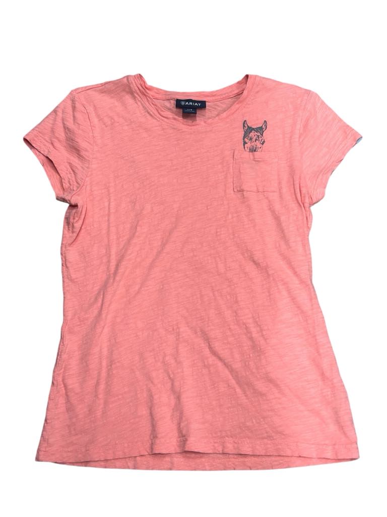 Ariat T-Shirt - Coral - L - USED