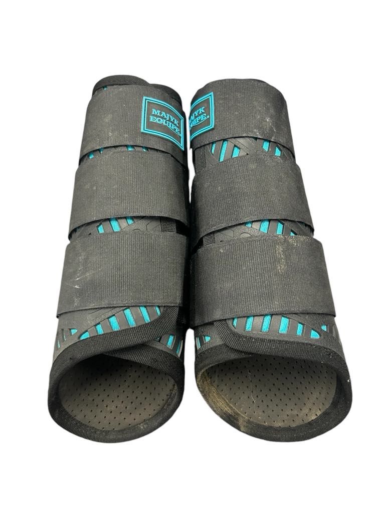 Majyk Equipe XC Boots - Black/Teal - Medium Hind - USED