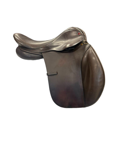 Jeffries Dressage Saddle - Brown - 17" Seat/Medium Tree - USED