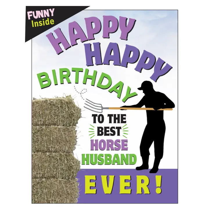 Horse Hollow Press Birthday Card - Horse Husband