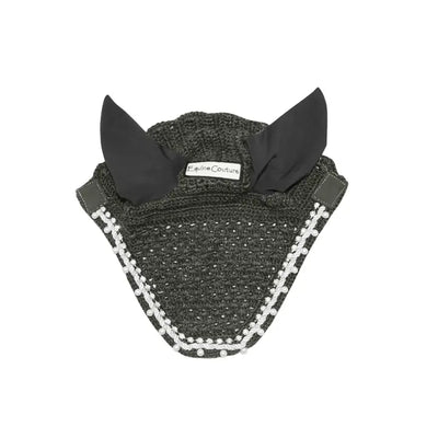 Equine Couture Fly Bonnet with Pearls and Crystals