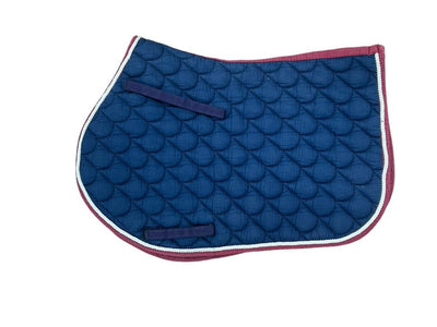 All Purpose Saddle Pad - Navy/Red/White - USED