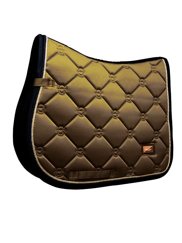 Equestrian Stockholm Golden Brass Saddle Pad