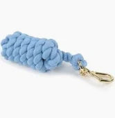 Shires Cotton Rope Lead - Baby Blue